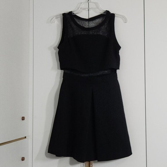 Chelsea28 Mini Lace Dress Size 0 Black - Picture 1 of 6